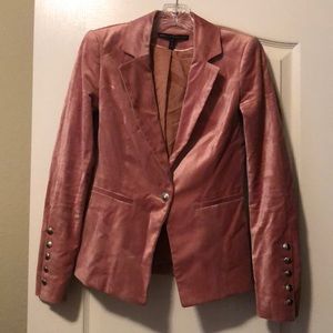 White House Black Market velvet blazer